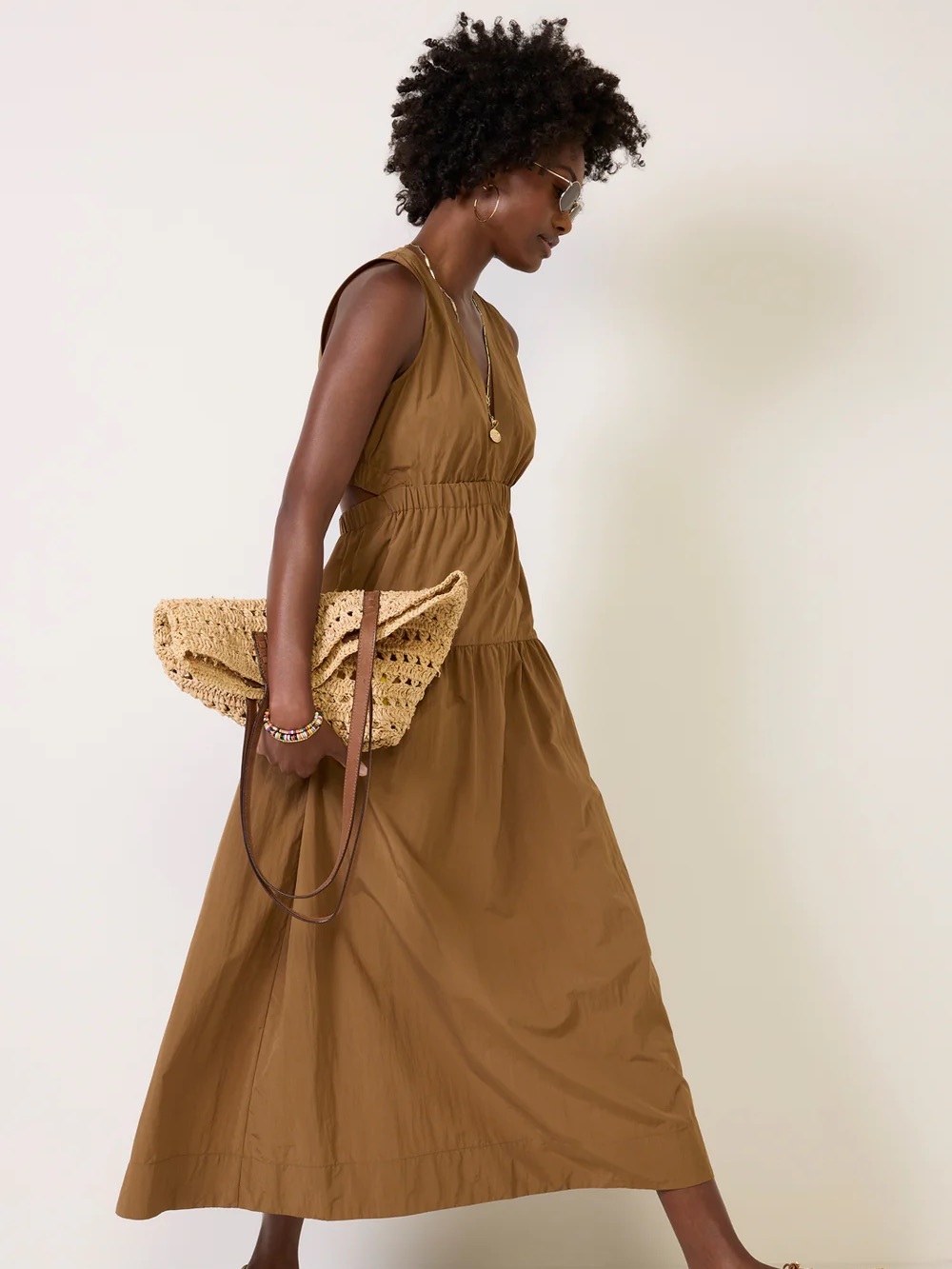 NWT Rails Genevieve Sepia Dress Small